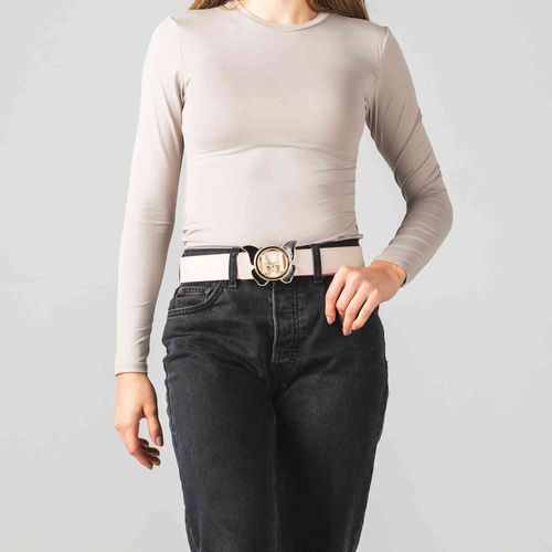 Casual Belt Mariposa Monograma Flamenco Beige