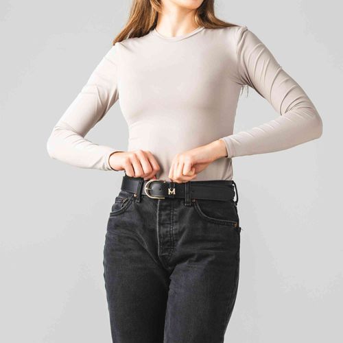 Belt Casual Manuela Negro Size XS