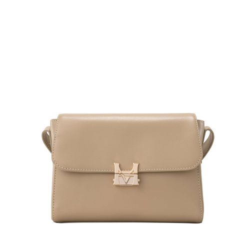 Crossbody Bag With Cover Monograma Taupe Solon Hernández
