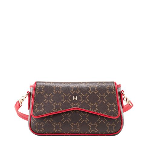 Crossbody Bag Alma Café Rojo Primario Básico
