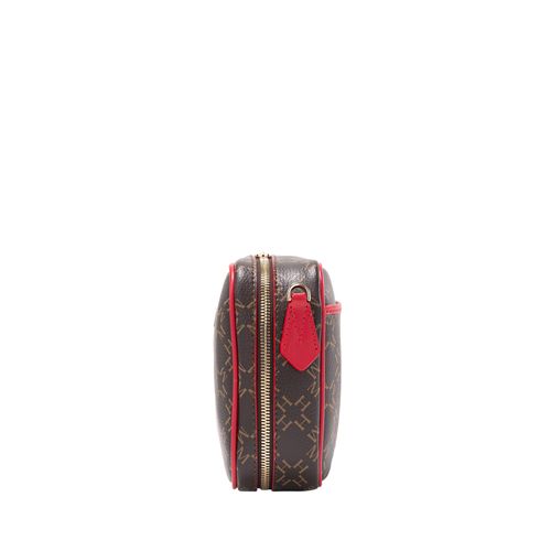 Crossbody Bag Mara Café Rojo Primario Básico