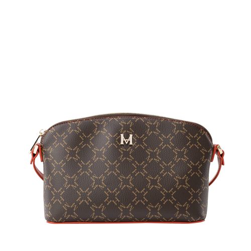Crossbody Bag Santana Café Rojo Primario Básico
