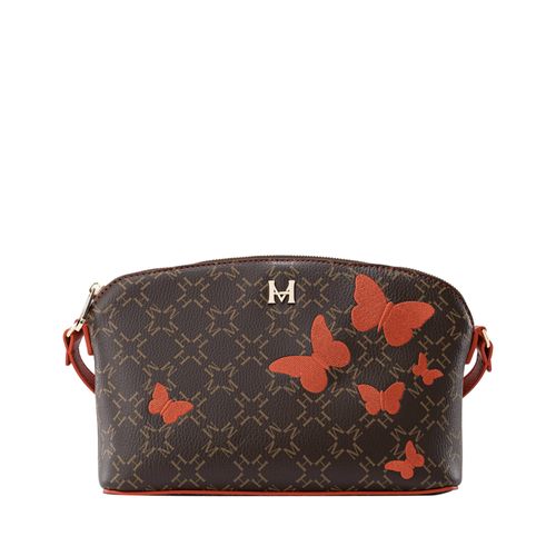 Crossbody Bag Santana Café Rojo Primario Mariposas