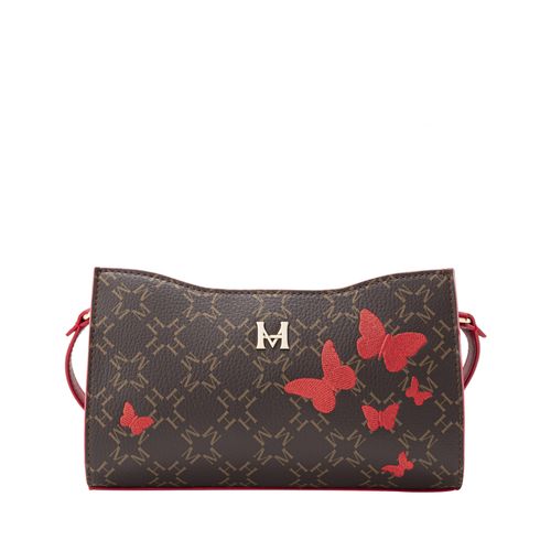 Crossbody Bag Ava Café Rojo Primario Mariposas