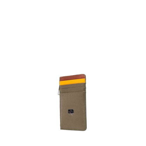 Card Holder 8 Cards With Zip Verde Collorfull