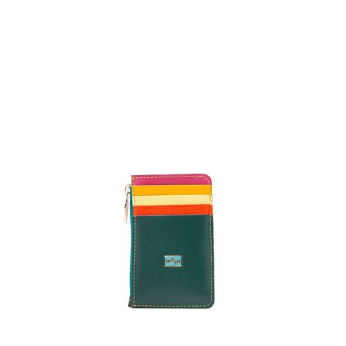 Card Holder 8 Cards With Zip Sacramento Collorfull