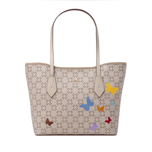 Tote Bag Medium Alas Beige Primario Mariposas