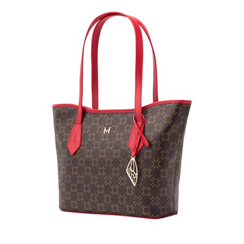 Shopping Bag Alas Café Rojo Primario Básico