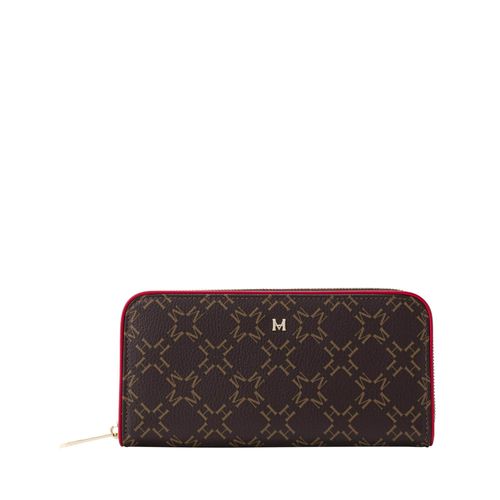 Wallet candelaria café rojo Primario Básico