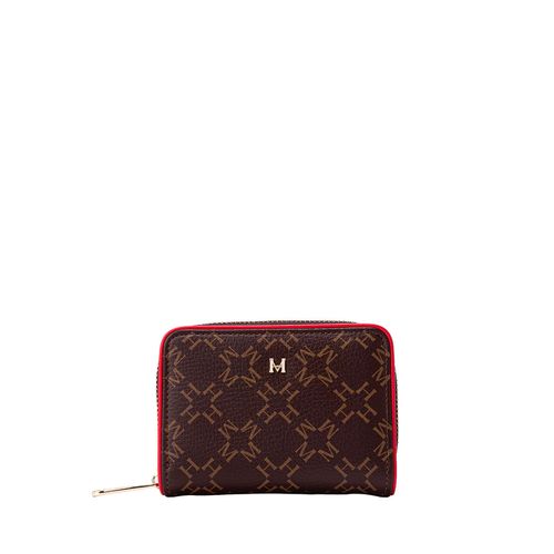 Wallet cris café rojo Primario Básico