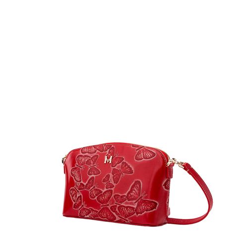 Crossbody Bag Santana Rojo Cruz Mariposas