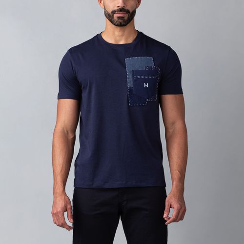 T shirt Tolú monograma azul Tierra Arriba