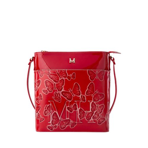 Crossbody Bag Calypso Lt Rojo Cruz Mariposas