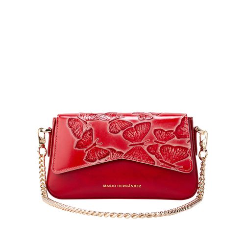 Crossbody Bag Alma Rojo Cruz Mariposas