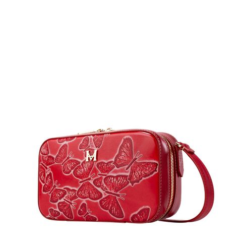 Crossbody Bag Mara Rojo Cruz Mariposas