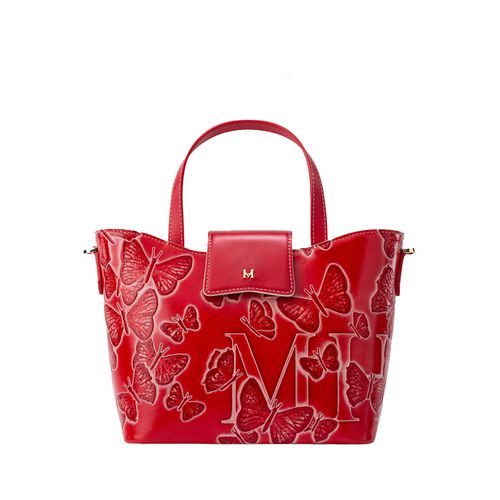 Tote Bag Mini Alas Rojo Cruz Mariposas