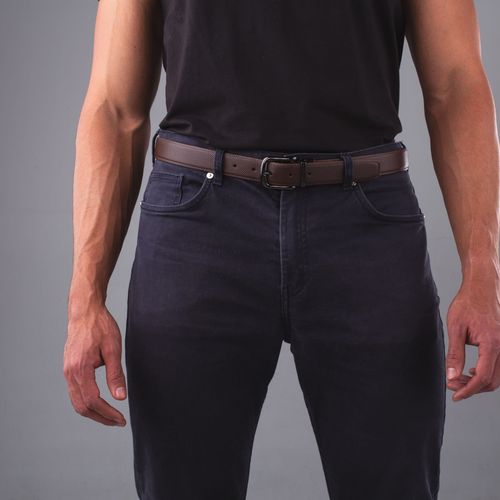 Belt Casual Salvador Chocolate Verde