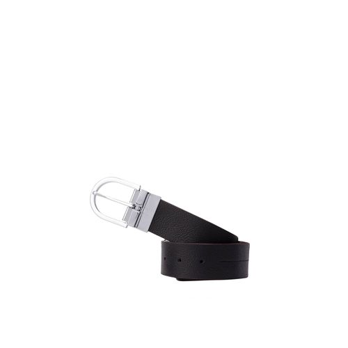 Belt Casual Sahara Monograma Negro Café Lt
