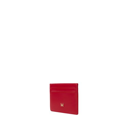 Card Holder Plain Rojo Cayena Granate