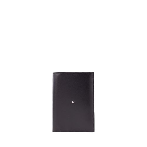 Passport Holder Simple Negro Grafito Castellano
