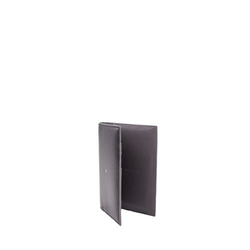 Passport Holder Simple Negro Grafito Castellano