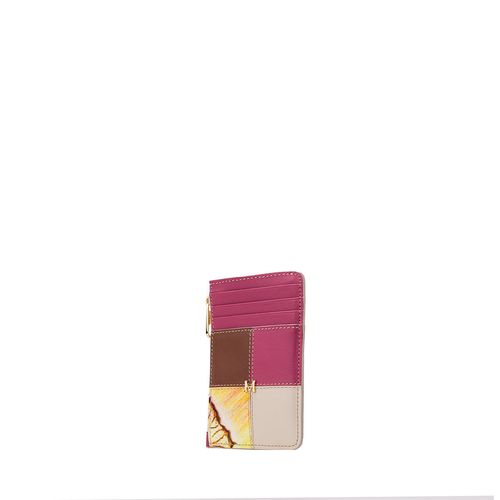 Card Holder 8 Cards With Zip Tropicalia Mixtura