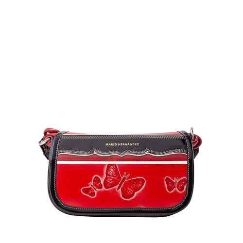 Crossbody Bag Semi Square Rojo Cruz Mps