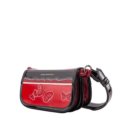 Crossbody Bag Semi Square Rojo Cruz Mps