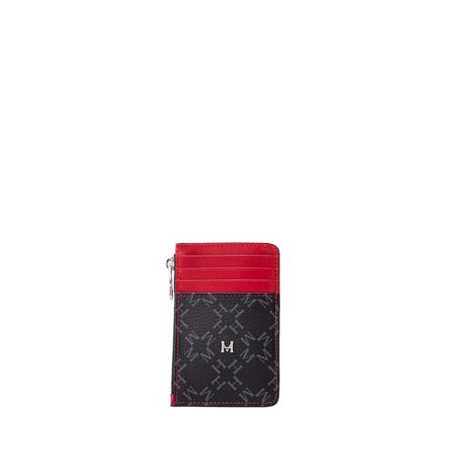 Card Holder 8 Cards With Zip Ébano Primario Básico