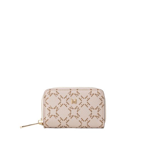 Coin Purse Key Chain Zip Mps Beige Primario Básico