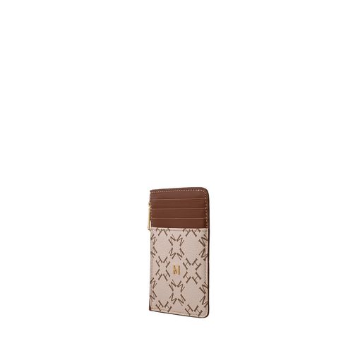 Card Holder 8 Cards With Zip Beige Primario Básico