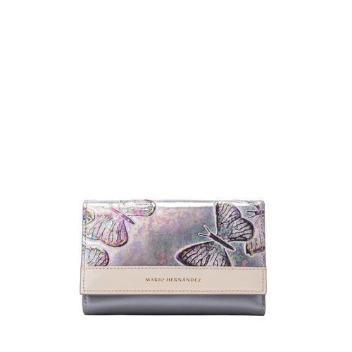 Wallet Tessa Gris Mariposas