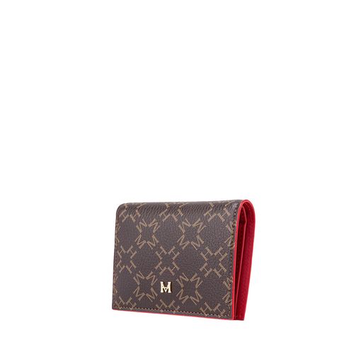 Wallet Medium Lola Café Rojo Primario Básico