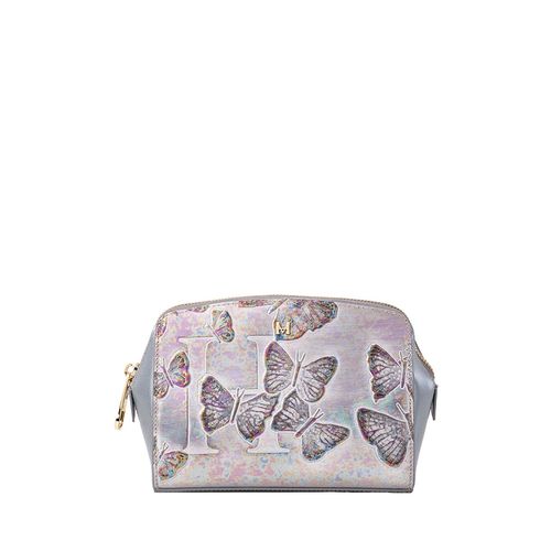 Makeup Bag Medium Mila Gris Mariposas