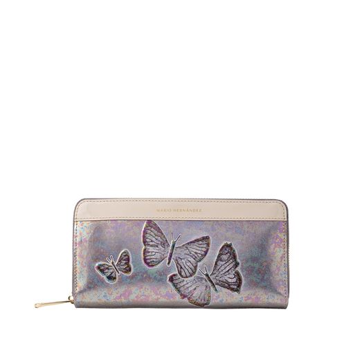 Wallet Carla Gris Mariposas