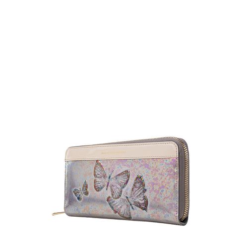 Wallet Carla Gris Mariposas