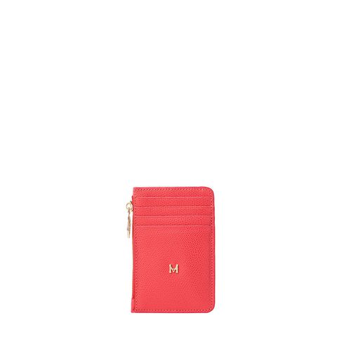Card Holder 8 Cards With Zip Rosa Fontana