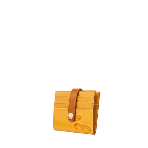 Card Holder With Clasp And Compartment Dijon Mariposas