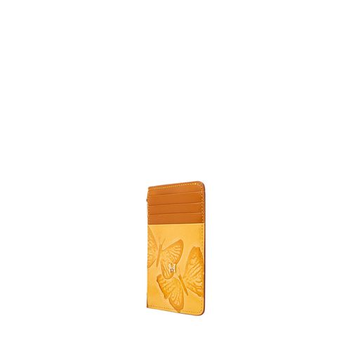 Card Holder 8 Cards With Zip Dijon Mariposas