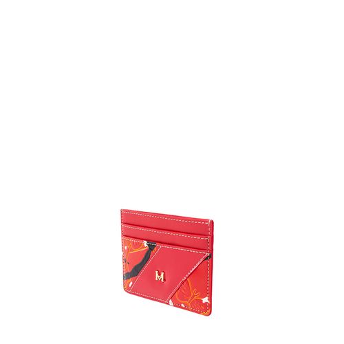 Card Holder Plain Rojo Mosaico