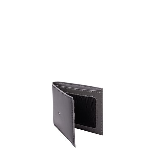 Wallet Slim Horizontal Negro Grafito Castellano