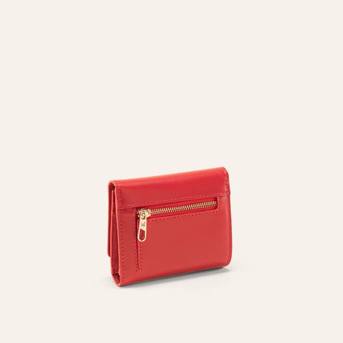 Wallet Medium Kika Rojo Cayena Granate