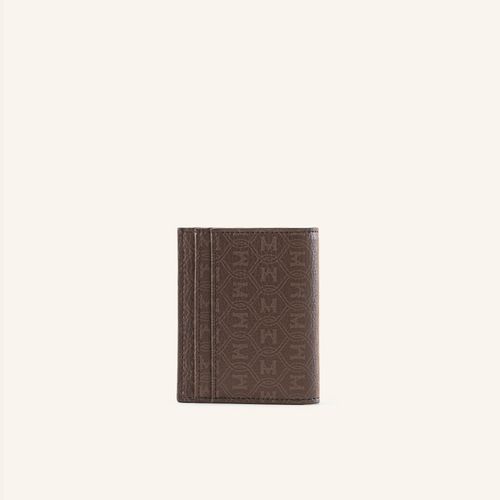 Card Holder Plain With Bill Compartment Café Lt Palenque