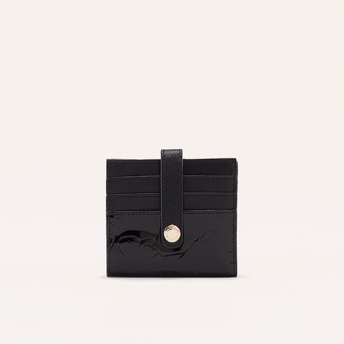 Card Holder With Clasp And Compartment Eclipse Mariposas