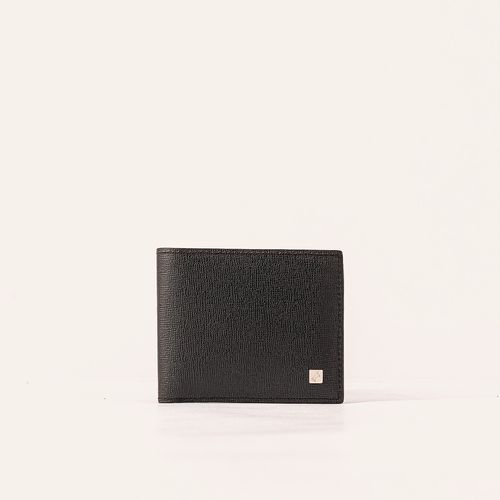 Wallet With Clear Window Negro Orión Roble