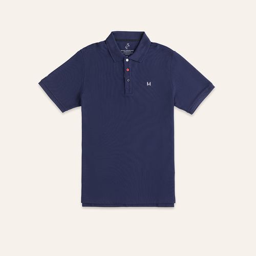 T Shirt Polo Emblema Azul Tierra Arriba