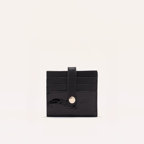 Card Holder With Clasp And Compartment Eclipse Mariposas