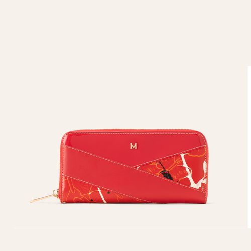 Wallet Marcia Rojo Mosaico