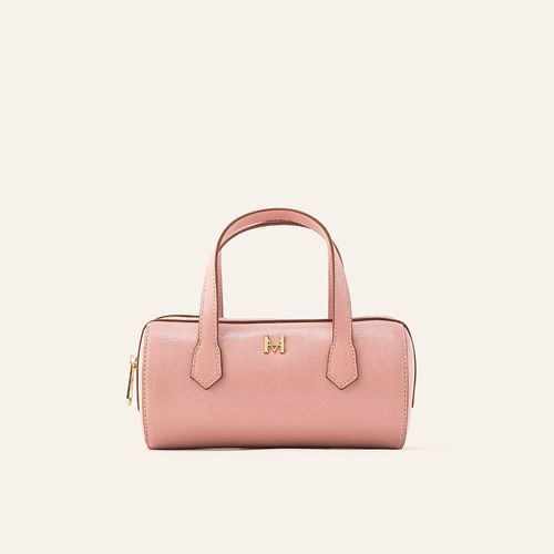 Crossbody Bag Mini Barril Rosado Pálido Siena