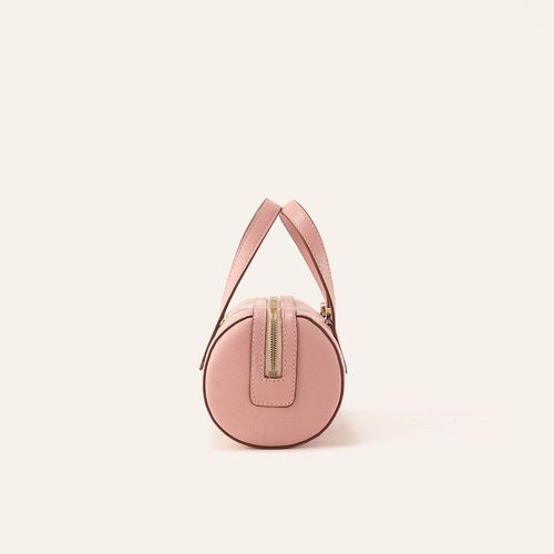 Crossbody Bag Mini Barril Rosado Pálido Siena